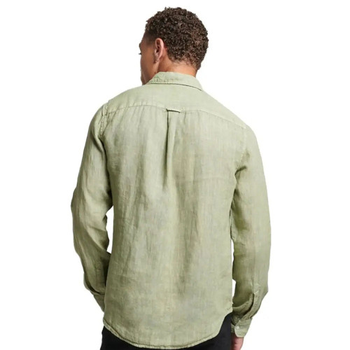 Superdry Ανδρικό πουκάμισο Casual Linen Long Sleeve Shirt